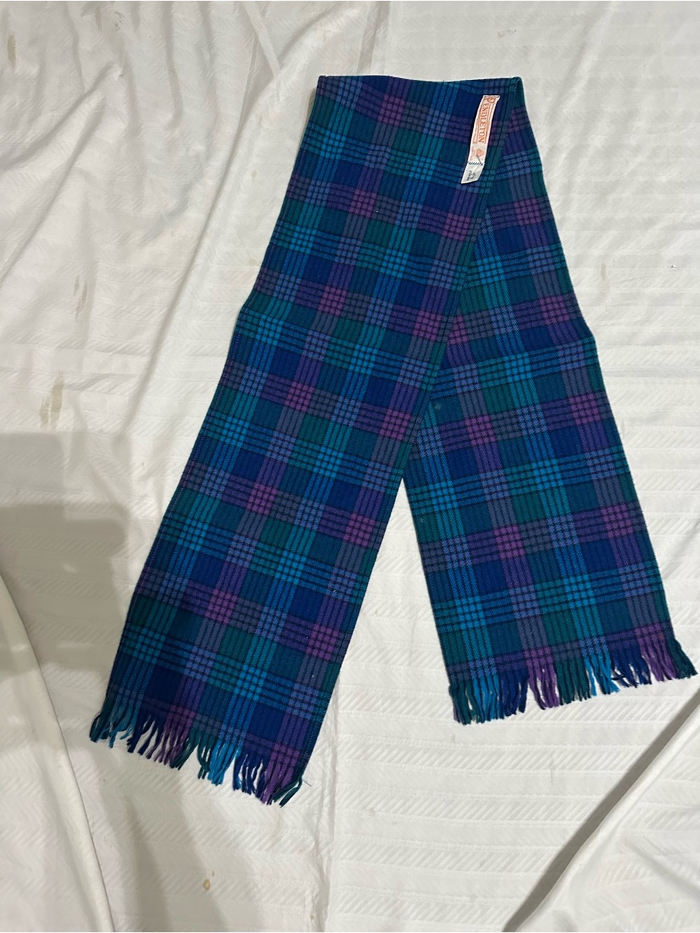 Vintage Pendleton Wool Scarf